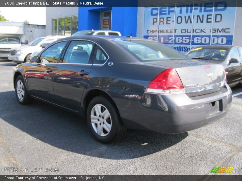 Slate Metallic / Neutral Beige 2008 Chevrolet Impala LS