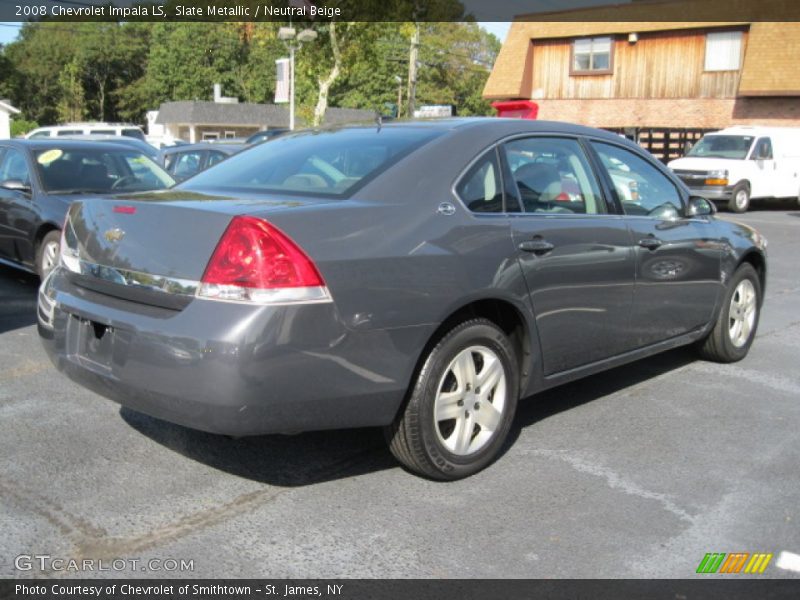 Slate Metallic / Neutral Beige 2008 Chevrolet Impala LS