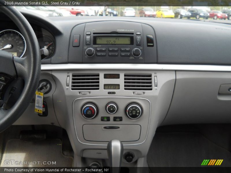 Steel Gray / Gray 2008 Hyundai Sonata GLS