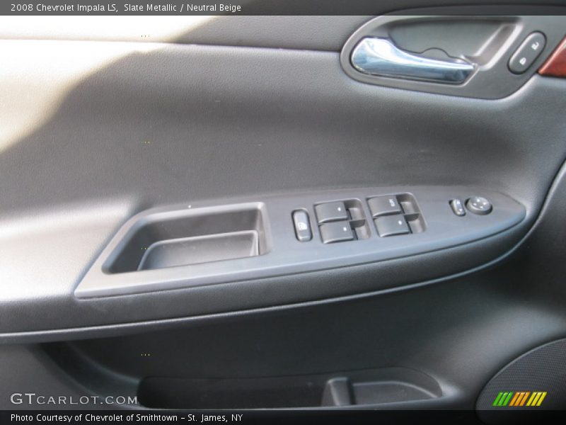 Slate Metallic / Neutral Beige 2008 Chevrolet Impala LS