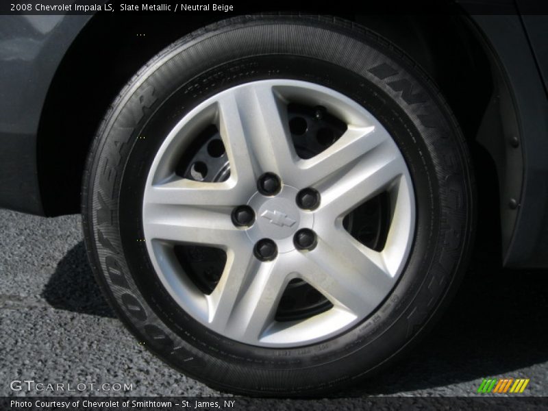 Slate Metallic / Neutral Beige 2008 Chevrolet Impala LS