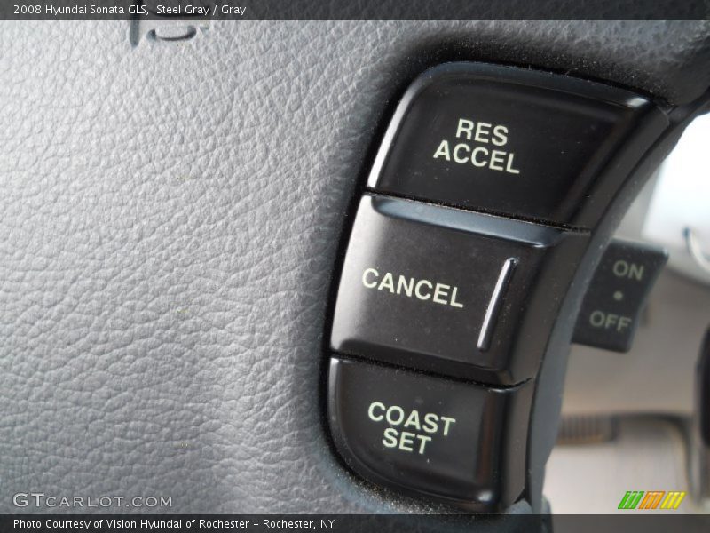 Steel Gray / Gray 2008 Hyundai Sonata GLS