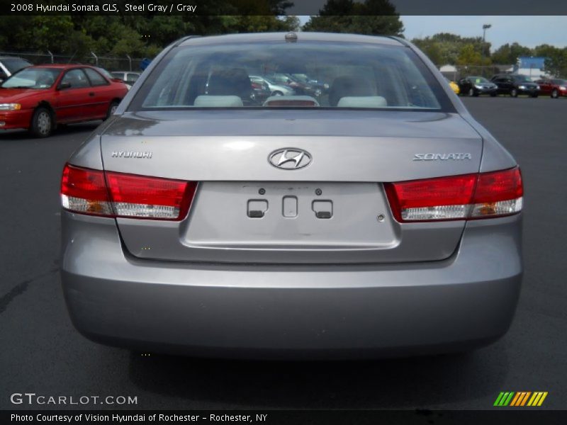 Steel Gray / Gray 2008 Hyundai Sonata GLS