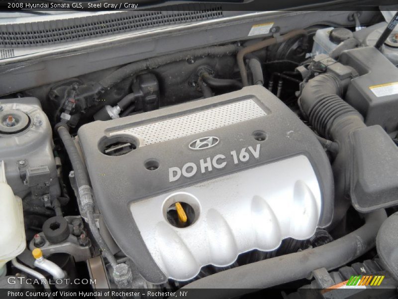 Steel Gray / Gray 2008 Hyundai Sonata GLS