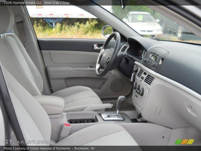 Steel Gray / Gray 2008 Hyundai Sonata GLS