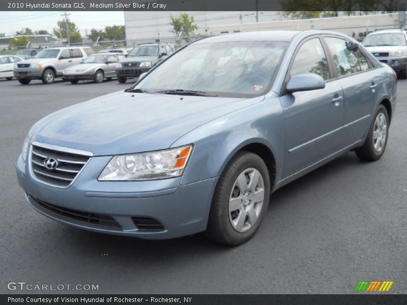 Medium Silver Blue / Gray 2010 Hyundai Sonata GLS