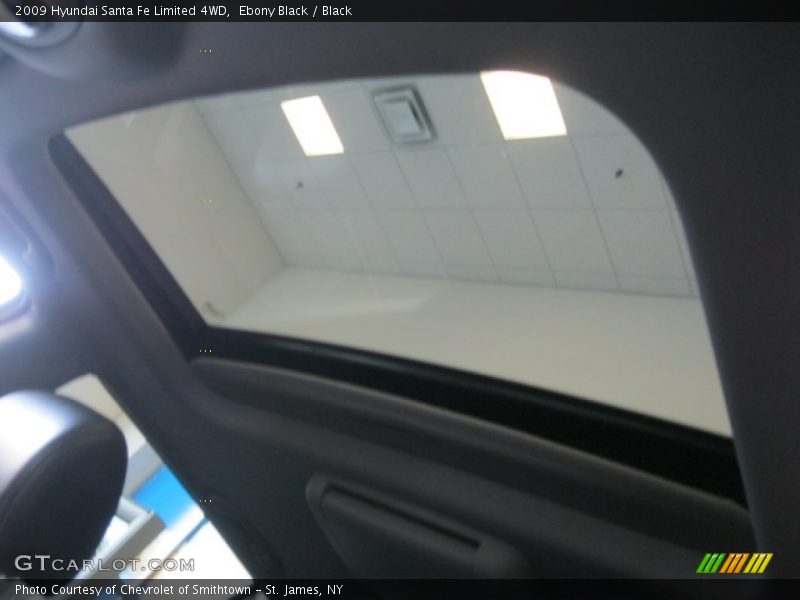 Ebony Black / Black 2009 Hyundai Santa Fe Limited 4WD