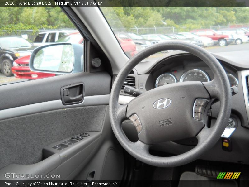 Medium Silver Blue / Gray 2010 Hyundai Sonata GLS