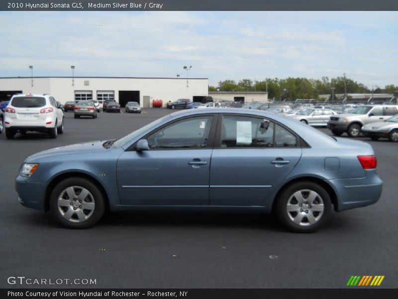 Medium Silver Blue / Gray 2010 Hyundai Sonata GLS