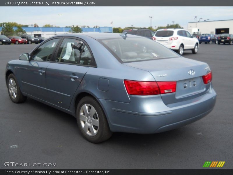 Medium Silver Blue / Gray 2010 Hyundai Sonata GLS