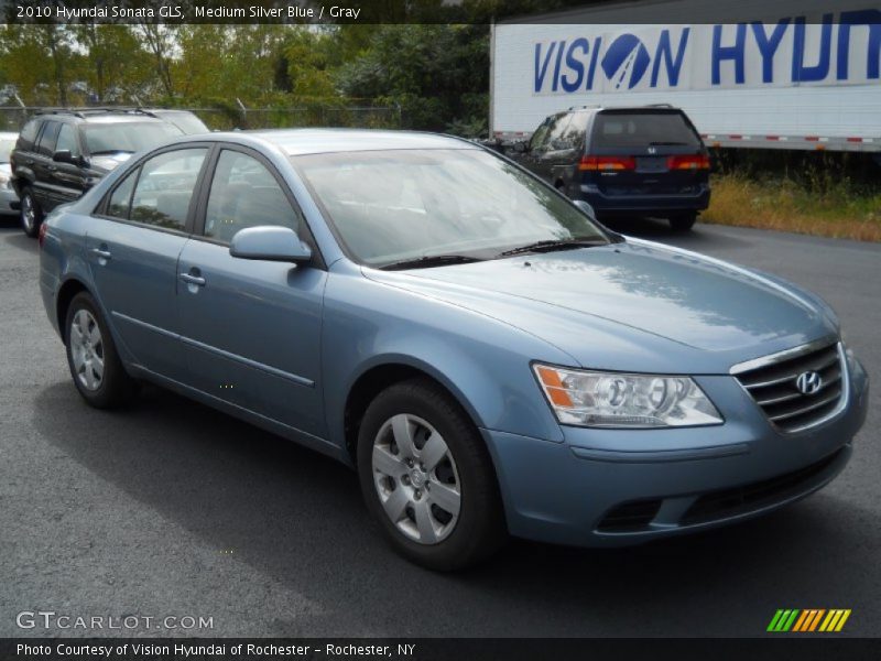 Medium Silver Blue / Gray 2010 Hyundai Sonata GLS