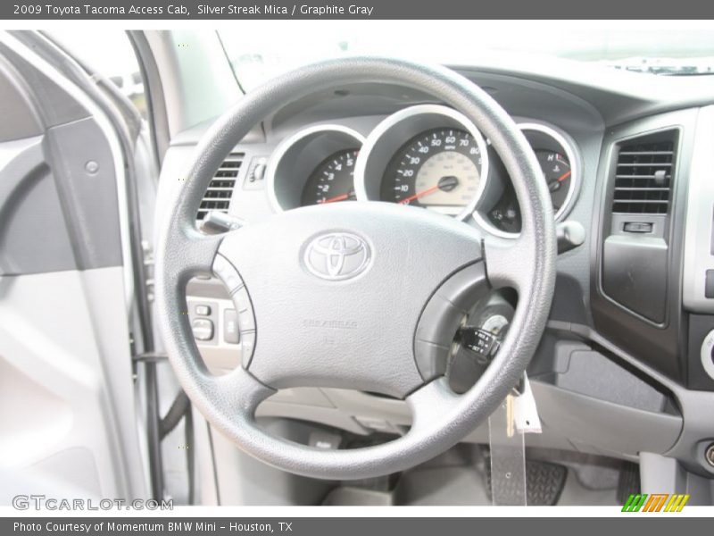 Silver Streak Mica / Graphite Gray 2009 Toyota Tacoma Access Cab