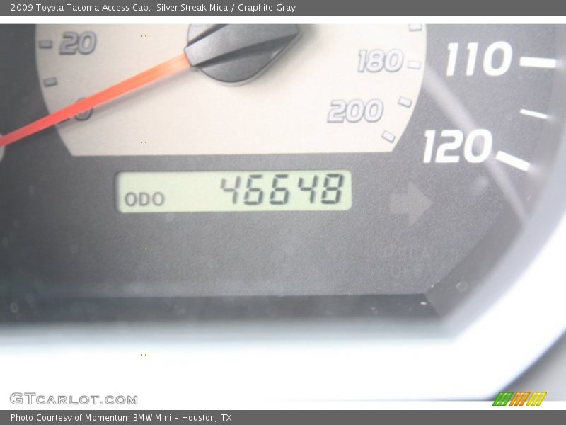 Silver Streak Mica / Graphite Gray 2009 Toyota Tacoma Access Cab