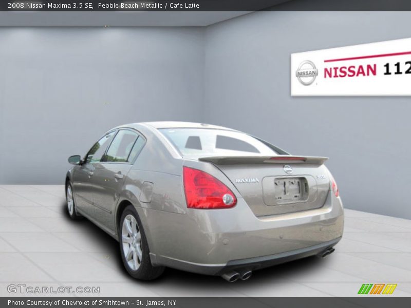 Pebble Beach Metallic / Cafe Latte 2008 Nissan Maxima 3.5 SE