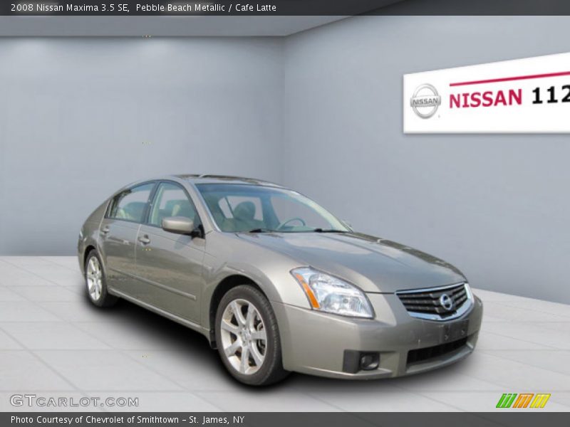 Pebble Beach Metallic / Cafe Latte 2008 Nissan Maxima 3.5 SE