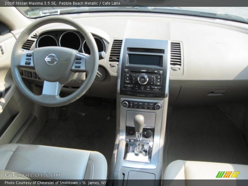 Pebble Beach Metallic / Cafe Latte 2008 Nissan Maxima 3.5 SE