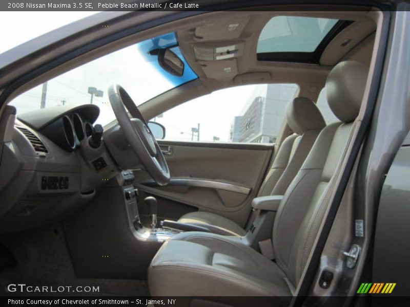 Pebble Beach Metallic / Cafe Latte 2008 Nissan Maxima 3.5 SE
