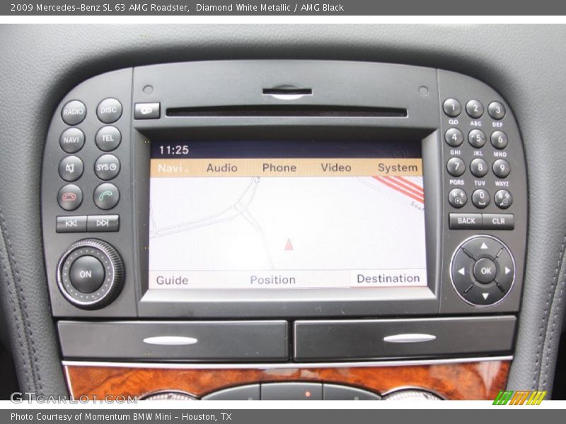 Navigation of 2009 SL 63 AMG Roadster