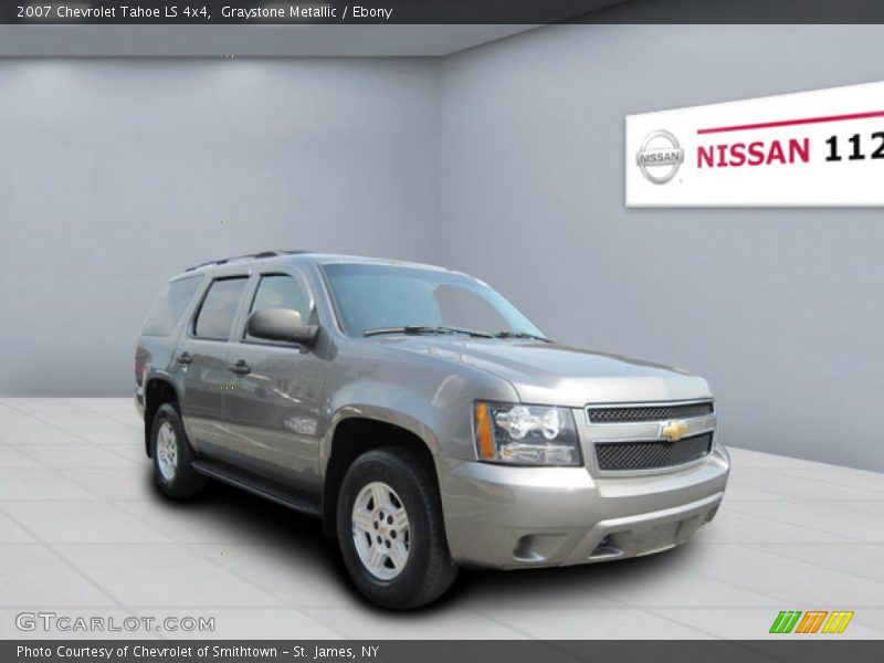 Graystone Metallic / Ebony 2007 Chevrolet Tahoe LS 4x4