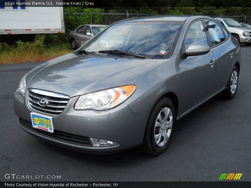 Natural Khaki / Gray 2010 Hyundai Elantra GLS