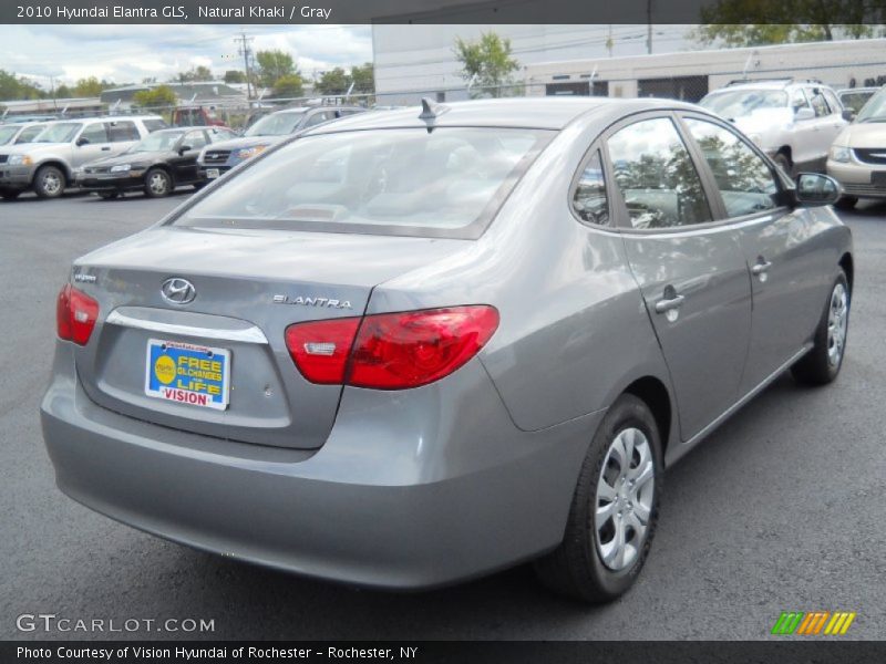 Natural Khaki / Gray 2010 Hyundai Elantra GLS