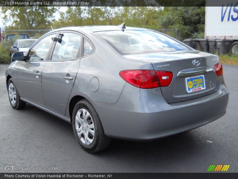 Natural Khaki / Gray 2010 Hyundai Elantra GLS