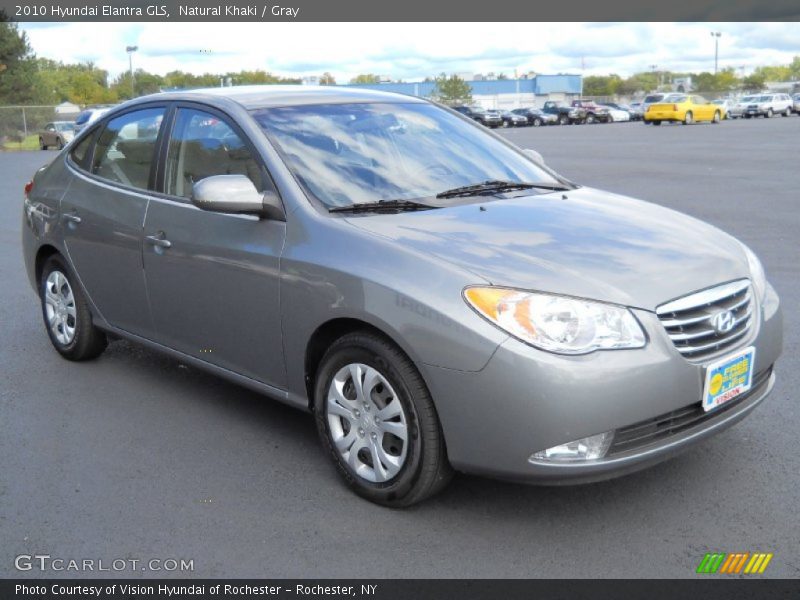Natural Khaki / Gray 2010 Hyundai Elantra GLS