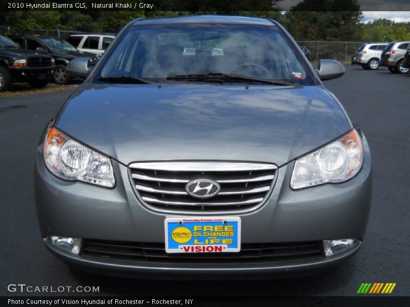 Natural Khaki / Gray 2010 Hyundai Elantra GLS