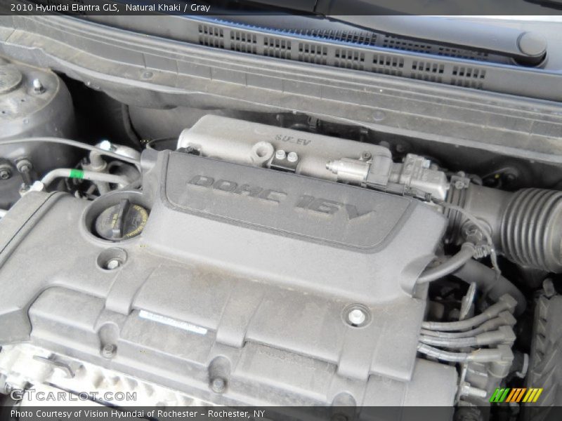 Natural Khaki / Gray 2010 Hyundai Elantra GLS