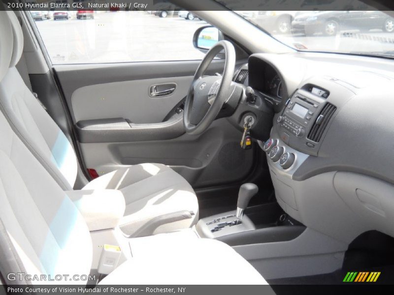 Natural Khaki / Gray 2010 Hyundai Elantra GLS