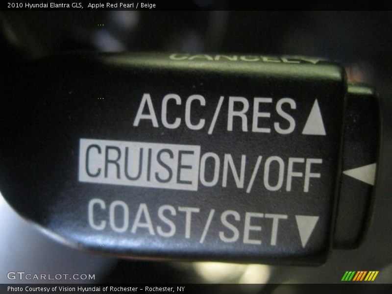 Apple Red Pearl / Beige 2010 Hyundai Elantra GLS