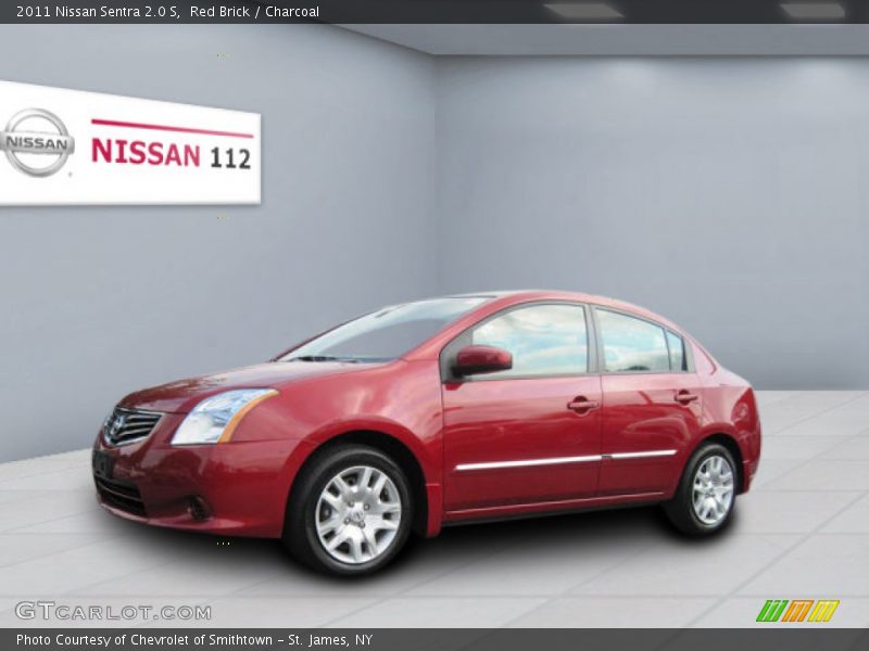 Red Brick / Charcoal 2011 Nissan Sentra 2.0 S