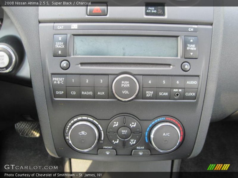 Super Black / Charcoal 2008 Nissan Altima 2.5 S