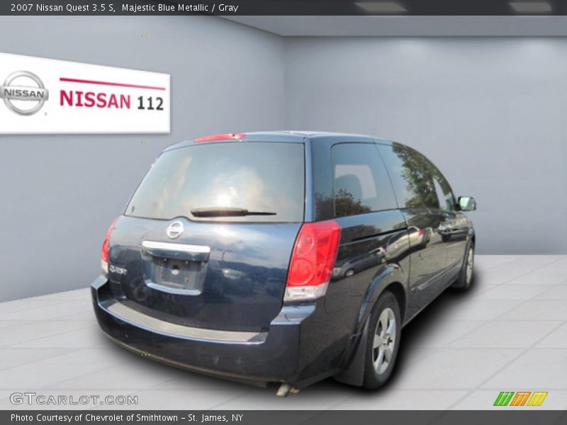 Majestic Blue Metallic / Gray 2007 Nissan Quest 3.5 S