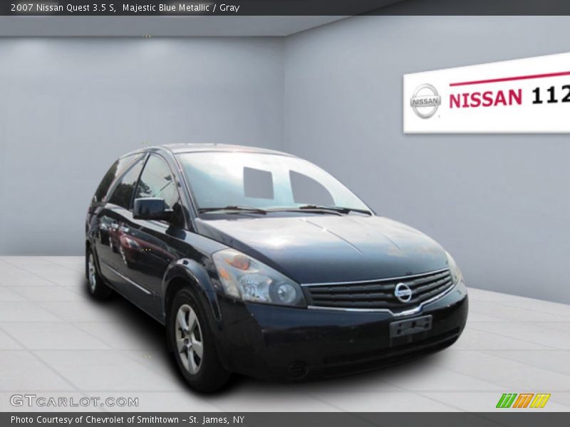 Majestic Blue Metallic / Gray 2007 Nissan Quest 3.5 S