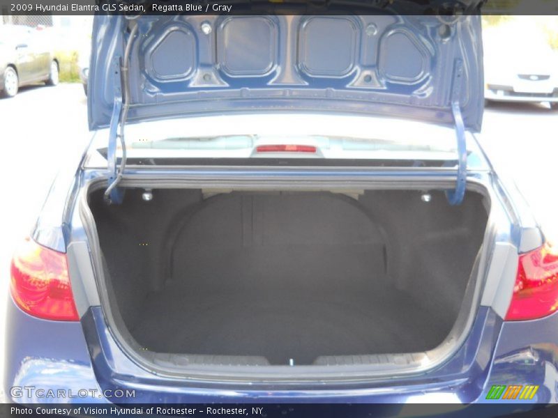 Regatta Blue / Gray 2009 Hyundai Elantra GLS Sedan