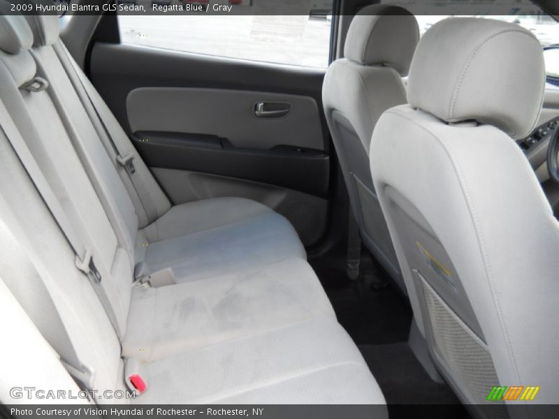 Regatta Blue / Gray 2009 Hyundai Elantra GLS Sedan
