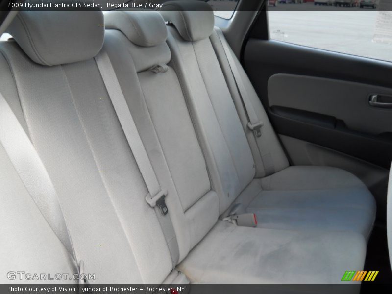 Regatta Blue / Gray 2009 Hyundai Elantra GLS Sedan
