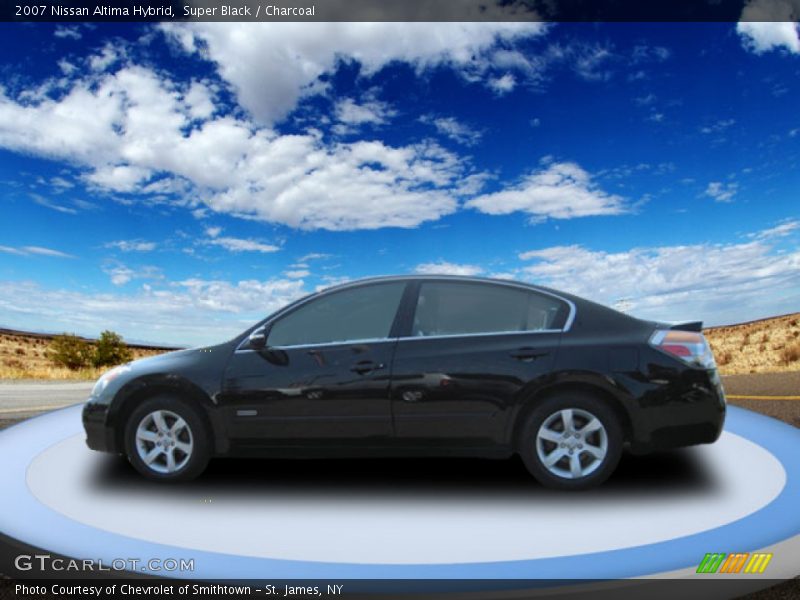 Super Black / Charcoal 2007 Nissan Altima Hybrid