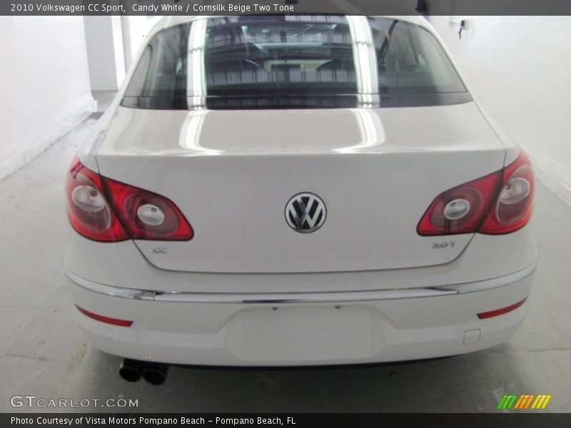 Candy White / Cornsilk Beige Two Tone 2010 Volkswagen CC Sport