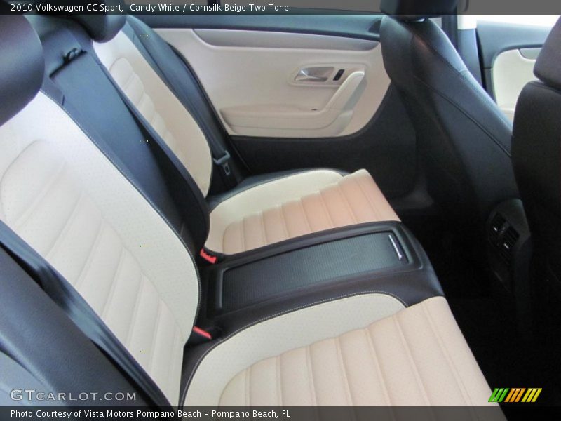 Candy White / Cornsilk Beige Two Tone 2010 Volkswagen CC Sport