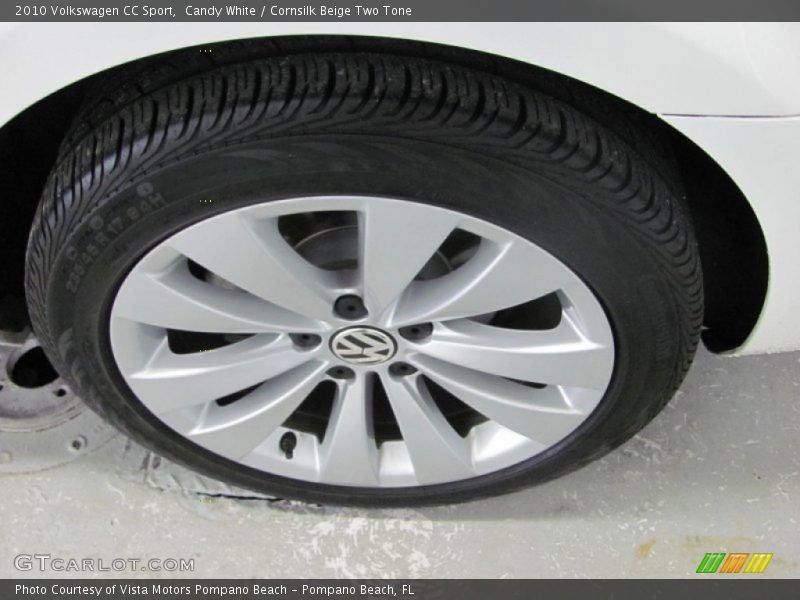 Candy White / Cornsilk Beige Two Tone 2010 Volkswagen CC Sport