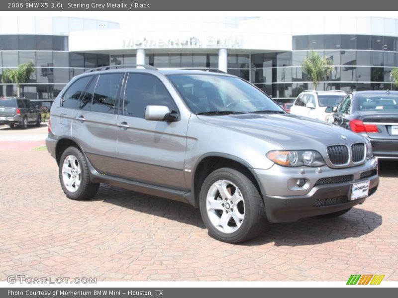 Sterling Grey Metallic / Black 2006 BMW X5 3.0i