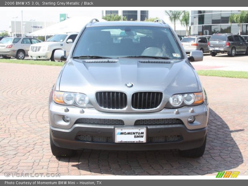 Sterling Grey Metallic / Black 2006 BMW X5 3.0i