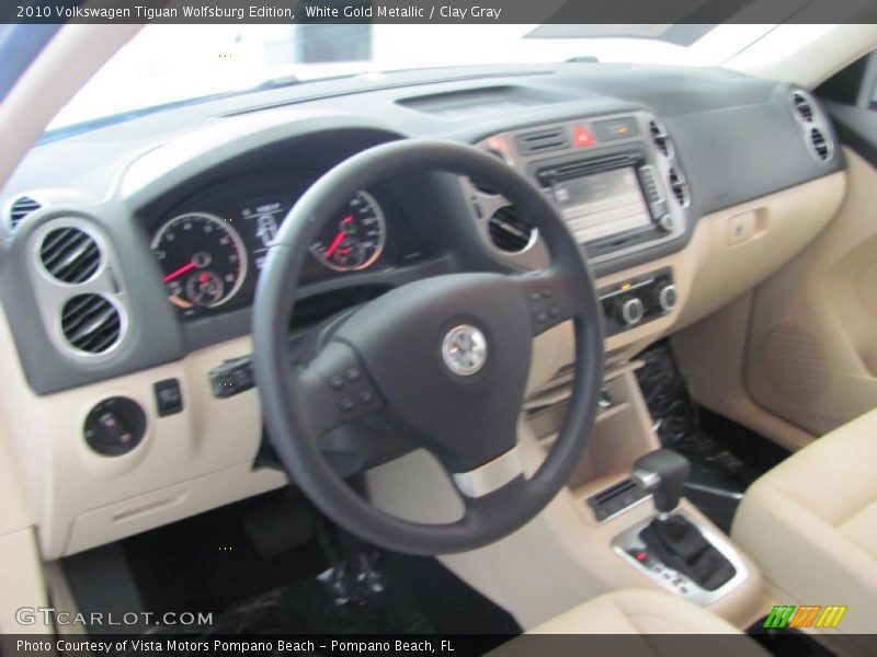 White Gold Metallic / Clay Gray 2010 Volkswagen Tiguan Wolfsburg Edition