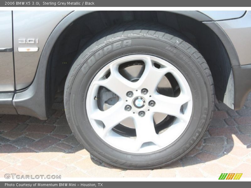 Sterling Grey Metallic / Black 2006 BMW X5 3.0i