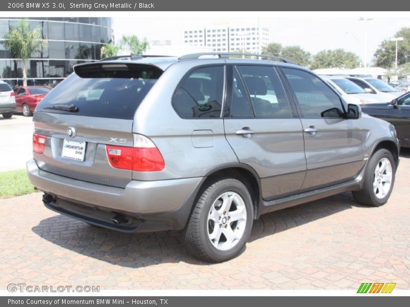 Sterling Grey Metallic / Black 2006 BMW X5 3.0i