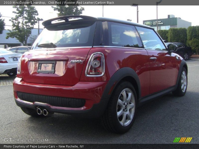 Chili Red / Rooster Red Leather/Carbon Black 2010 Mini Cooper S Hardtop