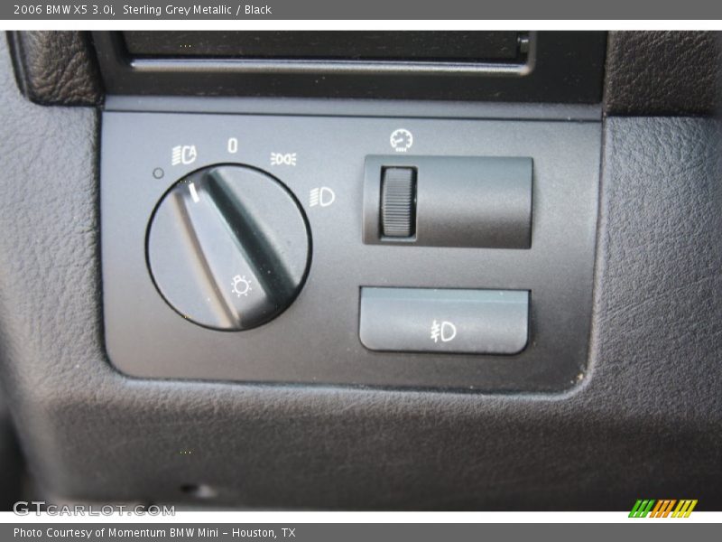 Sterling Grey Metallic / Black 2006 BMW X5 3.0i