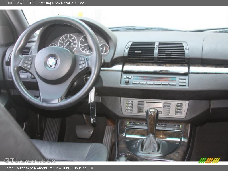 Sterling Grey Metallic / Black 2006 BMW X5 3.0i